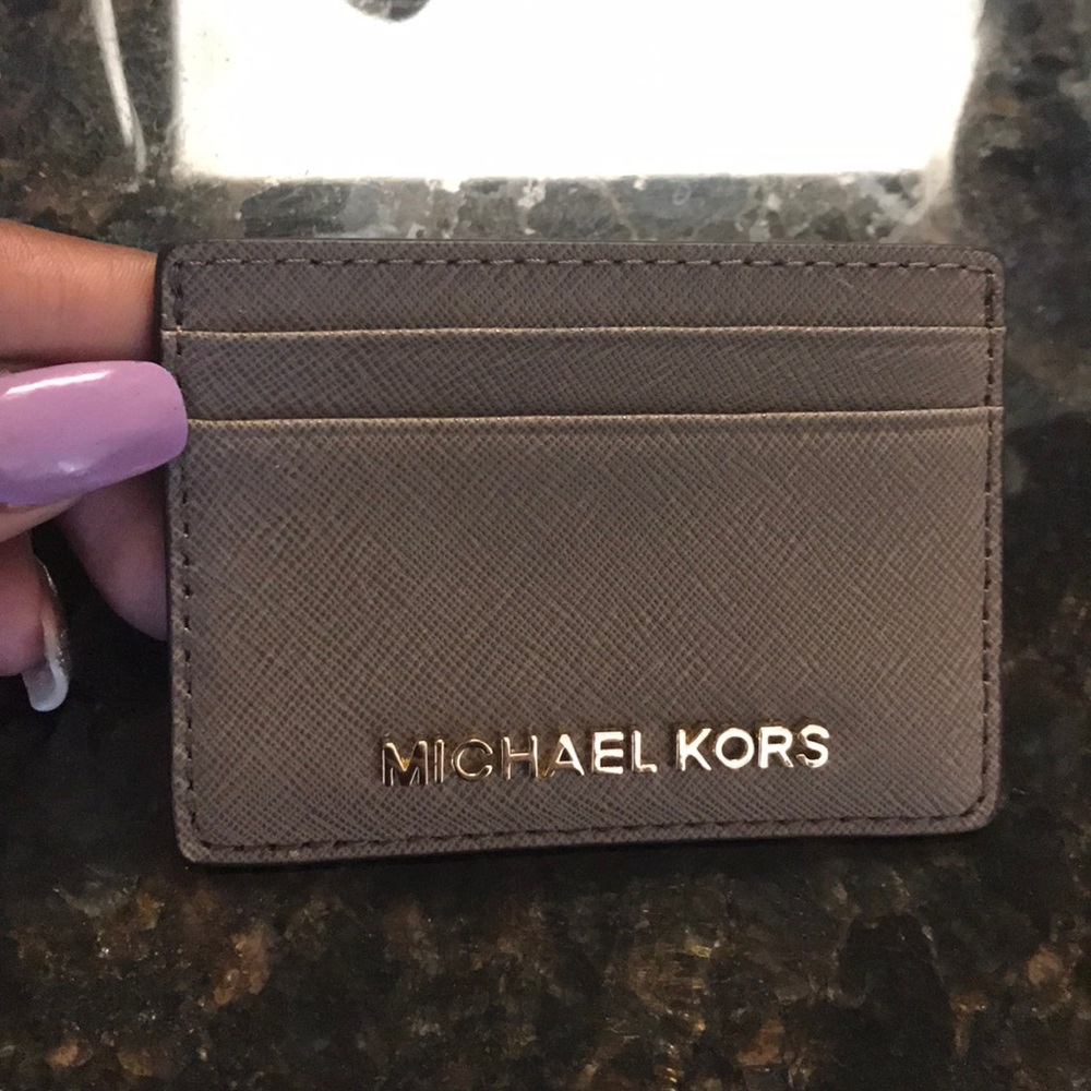 Michael Kors Saffiano Leather Card Case